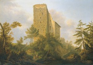Environs des ruines de Habsbourg - Johann Caspar Rahn