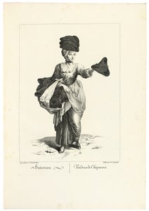 Le vendeur de chapeaux - Johann Christian (after) Brand