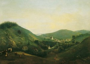 Paysage près de Kalksburg - Johann Christian Brand