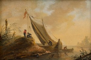Paysage marin - Johann Christian Brand