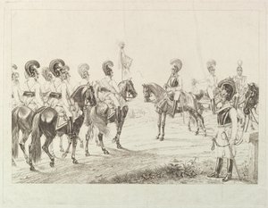 Cuirassiers autrichiens, début du 19e siècle - Johann Christian Erhard