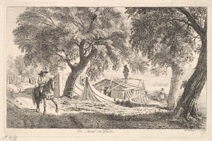 Sur le Canal à Vienne, 1819 - Johann Christian Erhard