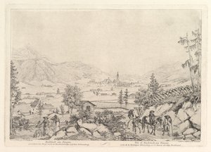 Paysage rural, Radstadt am Tauren, début du XIXe siècle