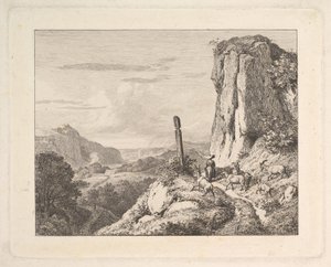 Jeune femme avec six chèvres, 1815 - Johann Christian Erhard