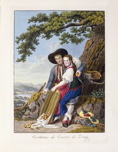 Costumes du canton de Zoug, 1819
