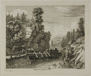 Entrée de la vallée de Guttensteiner - Johann Christoph Erhard