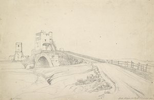 Le Ponte Salario près de Rome, 1821