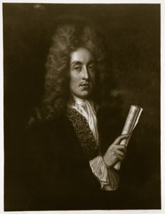 Portrait de Henry Purcell (1659-95) gravé par George J. Zobel (1810-81) - Johann Closterman