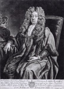 Sir John Houblon (1632-1711) gravé par R. Williams