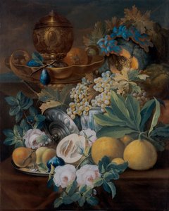 Natures mortes avec fruits et fleurs - Johann Conrad Eichler