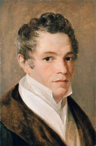 Portrait de Karl Friedrich Schinkel 1781-1841, vers 1820 - Johann Eduard Wolff
