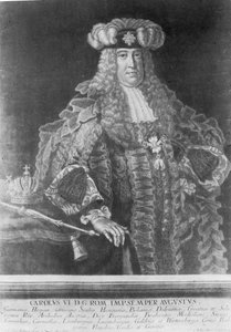 Charles VI (1685-1740), empereur romain germanique - Johann Elias Ridinger or Riedinger