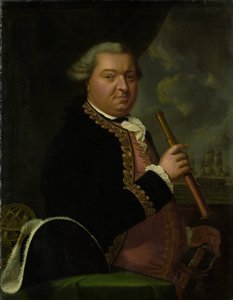 Willem Crul (1721-81), Vice-amiral - Johann Ernst Heinsius (copy after)