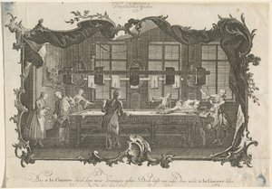 Les joueurs de billard - Johann Esaias Nilson