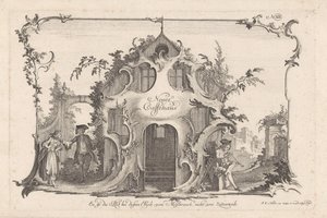 Café avec couple en dispute - Johann Esaias Nilson