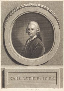 Karl Ramler - Johann Friedrich Bause after Anton Graff