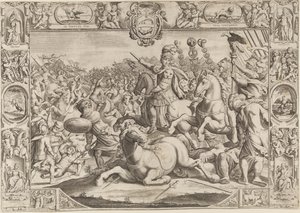 Allégorie sur Urbain VIII, Pape (Maffeo Barberini 1623-1644) - Johann Friedrich Greuter