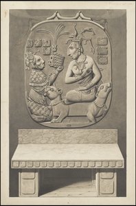 Une collection des œuvres originales de Waldeck sur la Mésoamérique, Boîte 13 de 22