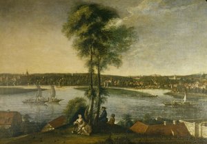 Potsdam, parc du château de Sanssouci depuis le Brauhausberg