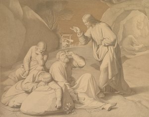 Le Christ au jardin de Gethsémani - Johann Friedrich Overbeck