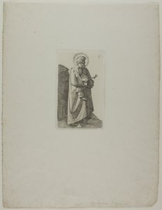 Saint Philipp Neri avec croix et livre - Johann Friedrich Overbeck