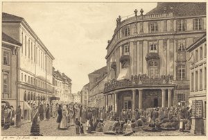 Vue de Muhlendamm - Johann Friedrich Stock