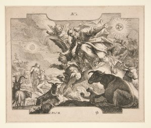 La Création (?) - Johann Georg Bergmuller