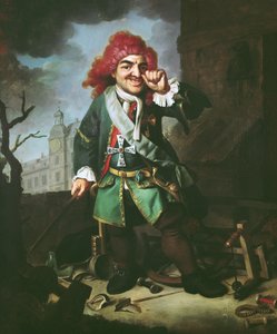 Portrait de Clemens Perkeo, fou à la cour de Heidelberg