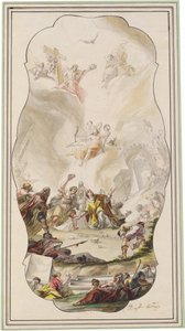 La Lapidation de Saint Étienne - Johann Georg Dieffenbrunner