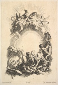Les Forges de Vulcain, du Livre des Cartouches, milieu du XVIIIe siècle - Johann Georg Hertel