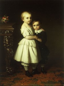 Amour fraternel, 1858 - Johann Georg Meyer