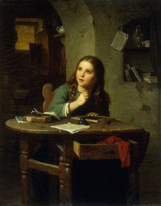 La jeune écolière, 1864