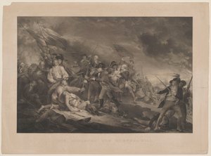 La bataille de Bunkershill - Johann Georg Nordheim