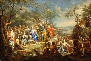 La Multiplication des pains - Johann Georg Platzer