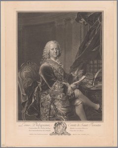 Portrait de Louis Phélypeaux de Saint-Florentin - Johann Georg Wille