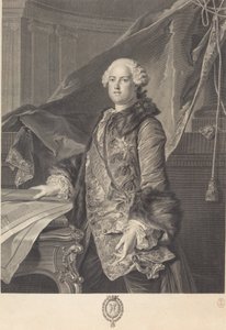 Marquis de Marigny - Johann Georg Wille after Louis Tocqué