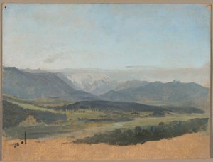 La haute vallée de la Loisach - Johann Georg von Dillis