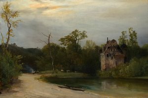Paysage de parc au petit matin - Johann Georg von Dillis