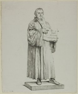 Statue de Luther à Wittenberg
