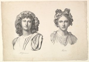 Melpomène et Thalie, 1823-26