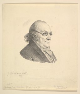 Portrait de Siegmund Wilhelm Wohlbruck 1762-1834 - Johann Gottfried Schadow