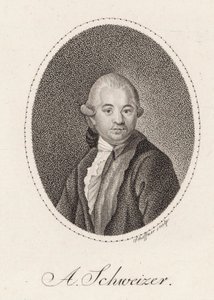 Portrait du compositeur Anton Schweitzer 1735-1787, 1785