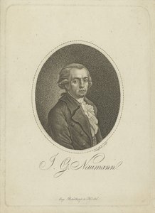 Portrait du compositeur Johann Gottlieb Naumann 1741-1801, vers 1800 - Johann Gottfried Scheffner