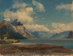 Près de Weesen au lac de Walen, Suisse - Johann Gottfried Steffan