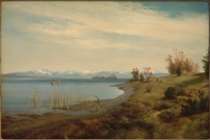Début du printemps au lac de Starnberg - Johann Gottfried Steffan