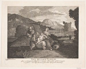 La Sainte Famille - Johann Gottlieb Friedrich
