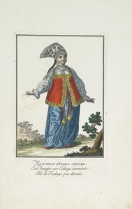 Une jeune fille de Kaluga en tenue de fête