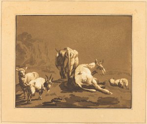 Vaches - Johann Gottlieb Prestel after Joseph Wagner