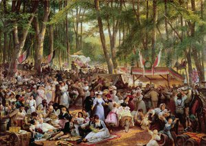 Le Waldchestag en 1871 - Johann Heinrich Hasselhorst