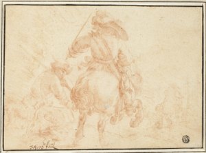 Soldats à cheval - Johann Heinrich Roos